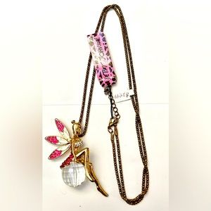 Betsey Johnson Fairy Necklace